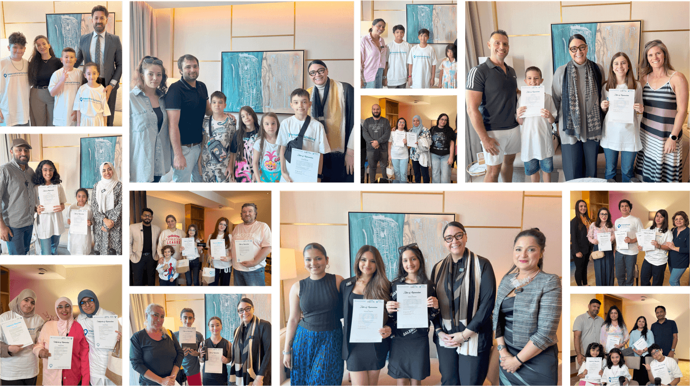Parents with children in the UAE