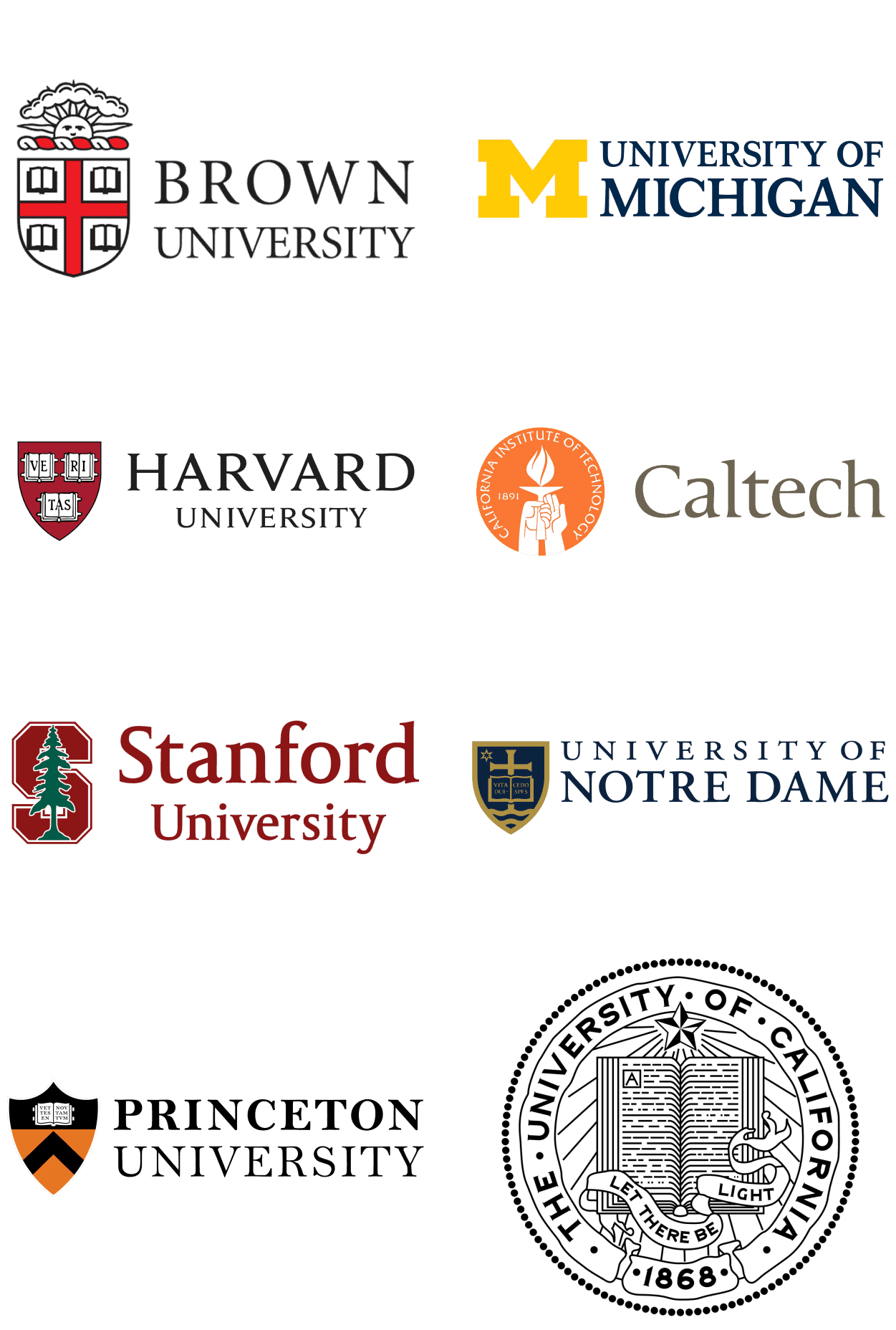 University logos